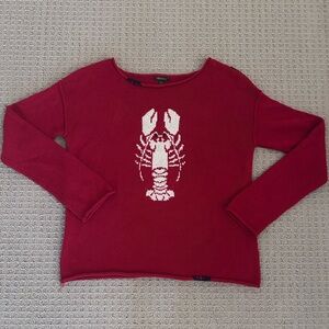 Red Wild Fable Lobster Sweater